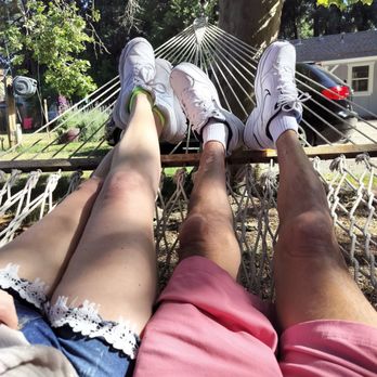 The Pines Inn - My wife and I are in the hammock. The trees provide perfect shade and it was so relaxing - Hotels Near Me - Grass Valley, California The Pines Inn - My wife and I are in the hammock. The trees provide perfect shade and it was so relaxing - Hotels Near Me - Grass Valley, California