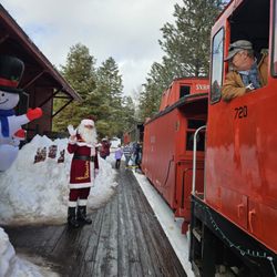 Sumpter Valley Railroad - Santa with Christmas Train 2024