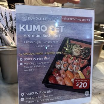 Kumo Kitchen - Menu - Japanese Near Me - Los Angeles, California
