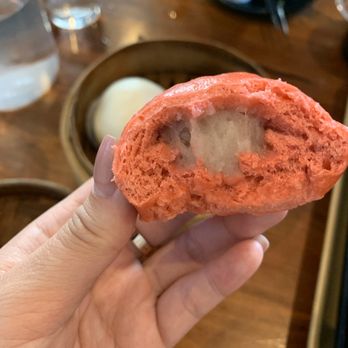 Dumpling Time - Trio Beet and Taro Bun - Dim Sum Near Me - San Francisco, California
