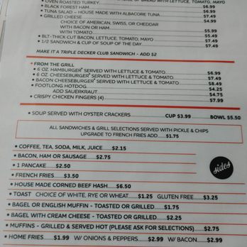 At the Dam - Simple lunch menu - Breakfast & Brunch Near Me - Broad Brook, Connecticut