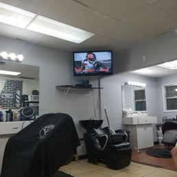You can catch a game while getting a cut