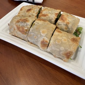 Chefmak Noodle House - Beef scallion pancake roll - Noodles Near Me - Sacramento, California Chefmak Noodle House - Beef scallion pancake roll - Noodles Near Me - Sacramento, California