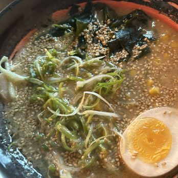Muku Ramen - Over cooked egg and touch skimpy meat that wasn't good - miso ramen - Ramen Near Me - Cambridge, Massachusetts Muku Ramen - Over cooked egg and touch skimpy meat that wasn't good - miso ramen - Ramen Near Me - Cambridge, Massachusetts