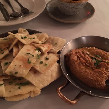Juniper - Red pepper and pecan dips. $6 - Bars Near Me - Wellesley, Massachusetts