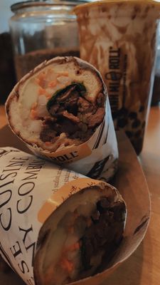 Banh mi and roll + by null