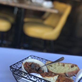 Massimo Restaurant - Nice bread and eggplant spread at Massimo - Italian Near Me - Providence, Rhode Island