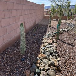 Desert Rain Landscaping & Services - Rock drain installation