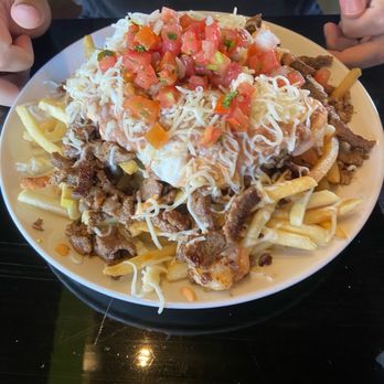 That Mexican Place - Surf N Turf Fries w/ Echale mas! - Mexican Near Me - Hemet, California That Mexican Place - Surf N Turf Fries w/ Echale mas! - Mexican Near Me - Hemet, California
