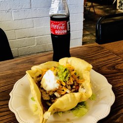 El Palacio - Fajitas Chalupa Deluxe and Mexican Coke