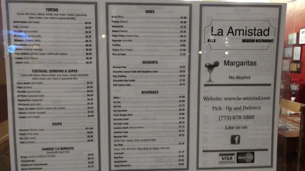 Menu photo 6 La Amistad Restaurant Chicago, IL Menu photo 6 La Amistad Restaurant Chicago, IL