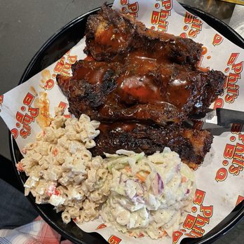 Phil's BBQ - Ribs, macaroni, salad, and coleslaw - Barbeque Near Me - San Diego, California Phil's BBQ - Ribs, macaroni, salad, and coleslaw - Barbeque Near Me - San Diego, California