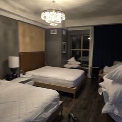 Cotton House,Cleveland, a Tribute Portfolio Hotel - Didn't leave a tip because the maid took the tip the day before and did not clean the room, or refresh towels, or soap. So they did this...