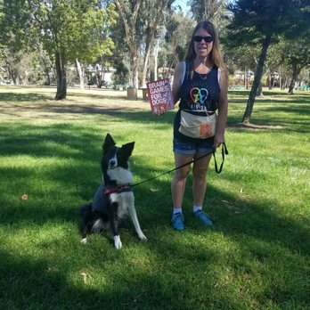 All God's Creatures Pet Sitting - Zoe and I at Harry Griffen Park - Pet Sitting Near Me - Austin, California