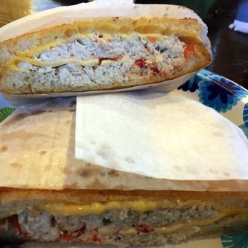 Corner Cafe - Tuna melt (albacore tuna, roasted red pepper, American cheese) - Delicious! - Cafes Near Me - Annapolis, Maryland