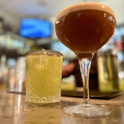 Signature watermelon  margarita and espresso martini
