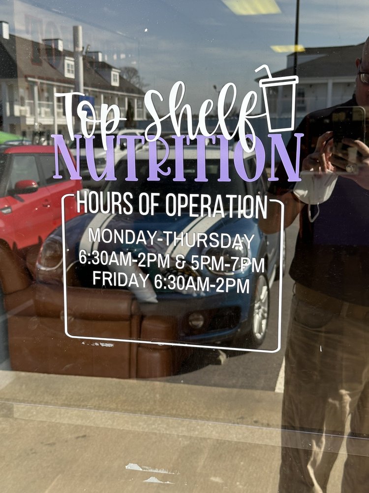 TOP SHELF NUTRITION Updated September 2024 5051 Calhoun Memorial