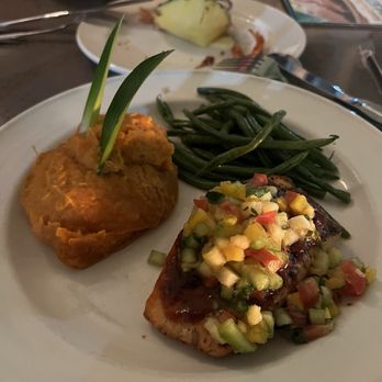 Bahama Breeze - Tequila Sunburn Glazed Salmon 2/5. Not good. Too fishy and dry. - Bars Near Me - Tukwila, Washington Bahama Breeze - Tequila Sunburn Glazed Salmon 2/5. Not good. Too fishy and dry. - Bars Near Me - Tukwila, Washington