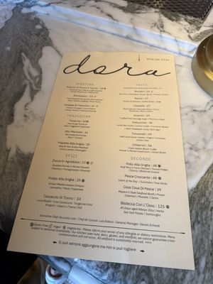 Menu photo 4 Dora Ristorante La Jolla, CA Menu photo 4 Dora Ristorante La Jolla, CA