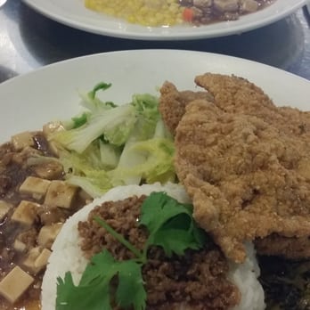Bento Cafe - Pork chop plate - Taiwanese Near Me - Norcross, Georgia