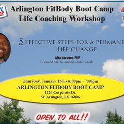 Stephanie Marques - Peaceful Rain Counseling Center - This was our 2nd Life Coaching workshop @ Arlington fitbody Bootcamp focused on maintain the momentum generated in December 2...