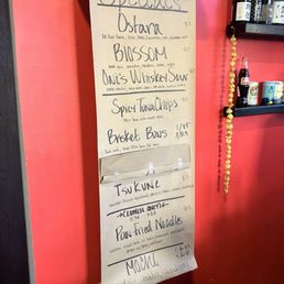 Menu specials