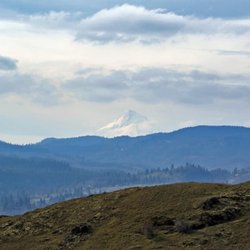 Labyrinth Trail - Hood in the distance