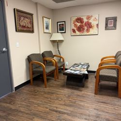 Bond Chiropractic - Waiting area. Office is on the 5th floor.