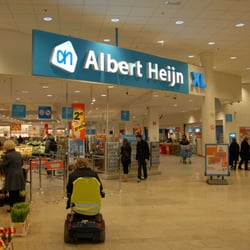 Albert Heijn - Ingang van winkel Albert Heijn in Hengelo.
