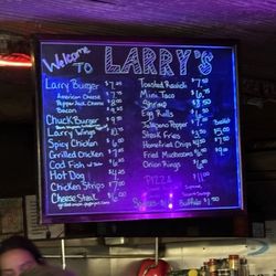Larry's Tavern - Menu