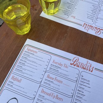 Bandits Burger & Dive - Menu - Cocktail Bars Near Me - New York, New York