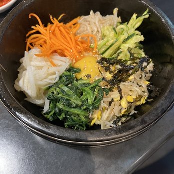 Stone Korean Restaurant - Veggie Bi-Bim-Bap - Korean Near Me - Bothell, Washington Stone Korean Restaurant - Veggie Bi-Bim-Bap - Korean Near Me - Bothell, Washington
