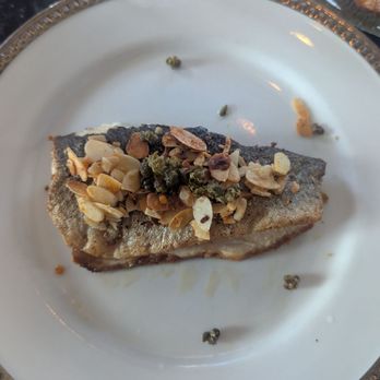 Battalion - Trout with almond slices and dried capers - Italian Near Me - San Antonio, Texas