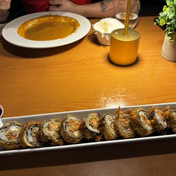 Sake Thai & Sushi Bar - Getting my roll after my friend is done eating, the rice for the curry was too hard to eat. - Sushi Bars Near Me - Homestead, Florida Sake Thai & Sushi Bar - Getting my roll after my friend is done eating, the rice for the curry was too hard to eat. - Sushi Bars Near Me - Homestead, Florida