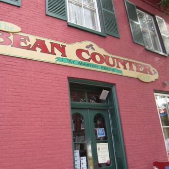 The Bean Counter - a red brick building with green shutters - Desserts Near Me - Picton, Ontario The Bean Counter - a red brick building with green shutters - Desserts Near Me - Picton, Ontario