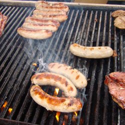 Tollefson Family Grill - Brats and cottage bacon