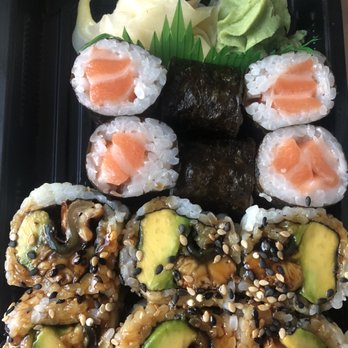 Sushi Lounge - Eel avocado and salmon rolls - Sushi Bars Near Me - Hoboken, New Jersey