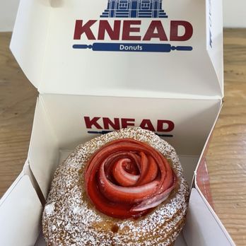 Knead Donuts & Tea - Guava Cream Cheese - Donuts Near Me - Long Beach, California Knead Donuts & Tea - Guava Cream Cheese - Donuts Near Me - Long Beach, California