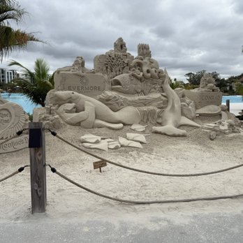 Conrad Orlando at Evermore - Freshly made sand sculpture - Hotels Near Me - Orlando, Florida Conrad Orlando at Evermore - Freshly made sand sculpture - Hotels Near Me - Orlando, Florida