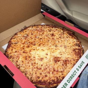 Rosati's Pizza - 18" thin crust half sausage- well done - Pizza Near Me - Morrisville, North Carolina