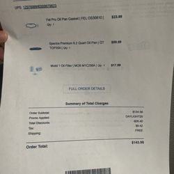 Big Bob's Cars - receipts of some of the things i bought to make the car functional