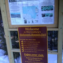 Hackensack Mountain Trailhead - Trailhead kiosk