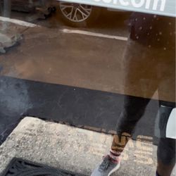Anytime Fitness - Me standing outside the door while people stared at me like an alien.