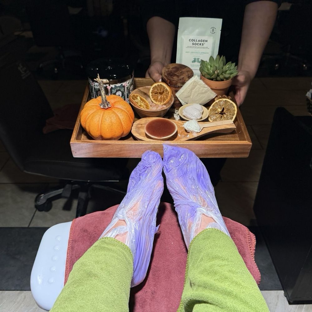 Gaia Nails - Pedicure pampering - Nail Salons Near Me - Walnut Creek, California Gaia Nails - Pedicure pampering - Nail Salons Near Me - Walnut Creek, California