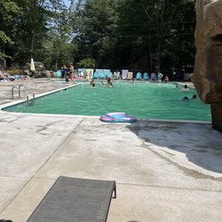 Winding River Campground - The pool was green and cloudy on day 3. Office said they just shocked it and that was a result of the copper.