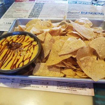 LSA Burger - Brisket queso - Cocktail Bars Near Me - Denton, Texas LSA Burger - Brisket queso - Cocktail Bars Near Me - Denton, Texas