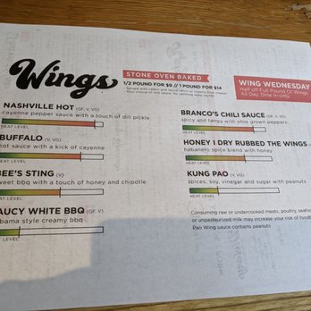 Saucy Brew Works - Wing Wednesday (half off full pound of wings) - Coffee & Tea Near Me - Columbus, Ohio
