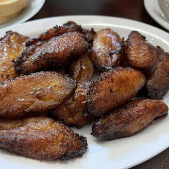 Leo’s Breakfast and Lunch - Plantains- could easily have eaten the whole thing! - Coffee & Tea Near Me - Lansdowne, Pennsylvania