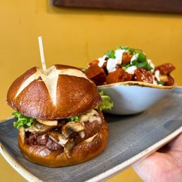 Truffle Mushroom Burger Truffle Mushroom Burger
