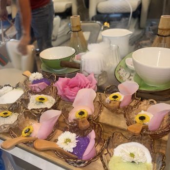 Era Nail Lounge - Rose matcha pedicure - Nail Salons Near Me - Orlando, Florida